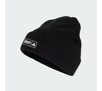BERRETTO ESSENTIALS LABEL CUFFED Black / White Uomo (M/L)