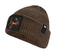 Berretto Goorin Bros. Shadow Cuffia Unisex Misto Acrilico Marrone Scuro