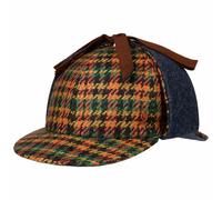 Berretto Houndstooth Deerstalker by Alfonso DEste a colori M (56-57 cm)