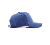 Berretto in corduroy a basso profilo a tinta unita Berretto da baseball Berretto per il sole regolabile per uomini e donne, Blu, M/L