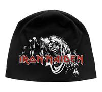 Berretto in cotone Iron Maiden Skull ~ Logo Iron Maiden nero