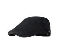 Berretto In Cotone Retrò - Cappello Piatto Casual Alla Moda E Versatile, Da Strillone In Tinta Unita, Da Sole Unisex