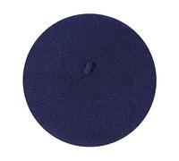 Berretto in lana da donna British/Inverno versione coreana Cappello da germoglio sistema giornaliero letterario tutto berretto donna carnevale, Blu marino, Taglia unica