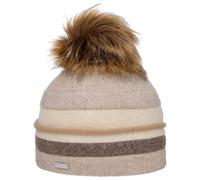 Berretto in Lana Follata Stavella by Seeberger beige One Size
