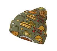 Berretto in Maglia a Forma di Zucca per l'autunno del Ringraziamento, per Uomo e Donna, Caldo Cappello Invernale.