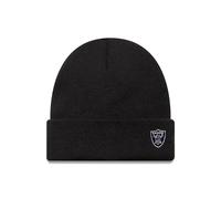 Berretto in maglia con polsini mini logo NBA dei Las Vegas Raiders, nero