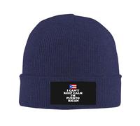 Berretto in Maglia I Can't Keep Calm I'm Puerto Beanie Hat Termica Unisex Cappello A Cuffia per Snowboard Uomini Ciclismo