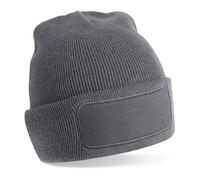 Berretto In Maglia Riciclato Beechfield Originale Da Sci NERO GRIGIO O BLU