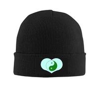 Berretto in Maglia Yin Yang Marijuana Beanie Inverno Slouchy Sportivo Cappello A Cuffia per Uomini Ciclismo Sci