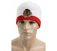Berretto In Pile A Rete Bianca Chicago Blackhawks Youth 47 Brand OSFA