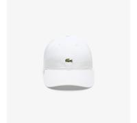 Berretto Lacoste Crocodile Small bianco