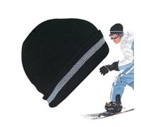 Berretto Invernale A Maglia - Copricapo Caldo Ad Alta Visibilità - Berretto Invernale Con Striscia Riflettente,Per Appassionati Di Sport Uomini Donne Adulti Corsa Jogging Escursionismo Ciclismo Cammin