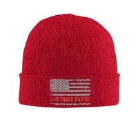 Berretto Invernale American Flag Dirt Track Racing Cappello Invernale Classics Berretto in Maglia Morbido Cappello Beanie per Arrampicata Campeggio Ciclismo