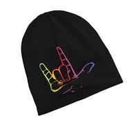 Berretto Invernale ASL I Love You Sign Language Cappello Beanie Traspirante Cappello Invernale Morbido Berretto in Maglia per Arrampicata Running All'Aperto