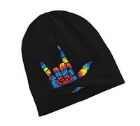 Berretto Invernale ASL I Love You Sign Language Cappello Invernale Confortevole Cappello Beanie Elasticizzato Berretto in Maglia per All'Aperto Arrampicata Running