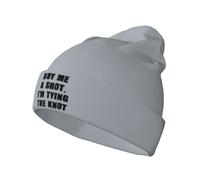 Berretto Invernale Buy Me A Shot, I'm Tying The Knot Black Cappello Invernale Morbido Berretto in Maglia Confortevole Cappello Beanie per Running Ciclismo Campeggio