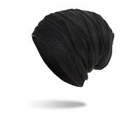 Berretto Invernale Cappello Unisex Morbido Elastico Lavorato a Maglia Foderato Cappuccio Spesso Spesso Berretti da Sci Slouchy Cappello Berretto di Lana Berry Cappelli per Uomo e Donna Coppia