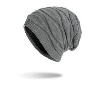 Berretto Invernale Cappello Unisex Morbido Elastico Lavorato a Maglia Foderato Cappuccio Spesso Spesso Berretti da Sci Slouchy Cappello Berretto di Lana Berry Cappelli per Uomo e Donna Coppia