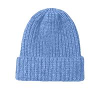 Berretto invernale da donna slouch oversize a maglia a trecce cappelli caldi a maglia grossa per il freddo cappelli sfocati per gli uomini, blu cielo, Taglia unica