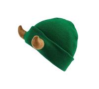 Berretto invernale da ragazzo con corna da uomo, berretto lavorato a maglia, con corna da donna, cappello per le corna di daemon per l'inverno, caldo, per gli sci all'aria aperta, Ag., Taglia unica
