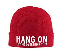 Berretto Invernale Hang On Let Me Overthink This Beanie Hat Traspirante Cappello Beanie Morbido Berretto in Maglia per Running Campeggio Inverno