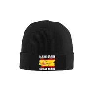 Berretto invernale in maglia "Make Spain Great Again", caldo e morbido.