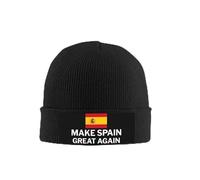 Berretto invernale in maglia "Make Spain Great Again", caldo e morbido.