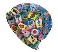 Berretto Invernale Mexican Loteria Cards Cappello Invernale Morbido Cappello Beanie Confortevole Beanie Hat per Ciclismo Running Campeggio