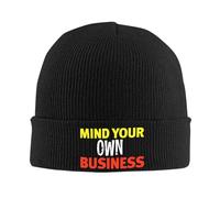 Berretto Invernale Mind Your Own Business Beanie Hat Confortevole Berretto in Maglia Classics Cappello Beanie per Arrampicata Running Ciclismo