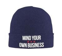 Berretto Invernale Mind Your Own Business Cappello Invernale Morbido Berretto in Maglia Confortevole Beanie Hat per Ciclismo Arrampicata Running