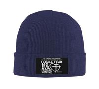 Berretto Invernale Psalm 23 4, Jesus, God, Christianty Beanie Hat Morbido Berretto in Maglia Confortevole Cappello Invernale per Campeggio Inverno Ciclismo