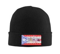 Berretto Invernale Puerto Rico Flag Cappello Beanie Traspirante Beanie Hat Classics Berretto in Maglia per Running Ciclismo Campeggio