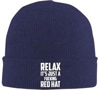 Berretto Invernale Relax It's Just A Red Cappello Beanie Confortevole Berretto in Maglia Morbido Beanie Hat per Campeggio Ciclismo Inverno