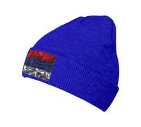 Berretto Invernale Silk Style Flag of The Republika Srpska Cappello Invernale Confortevole Berretto in Maglia Traspirante Beanie Hat per Running Ciclismo Campeggio