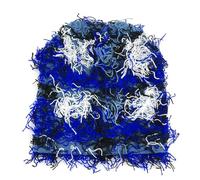 Berretto Invernale Uomo - Cappello alla Moda per L'Esterno Autunno/Inverno Cappello Lavorato A Maglia Mimetico Cappello Caldo Hip Hop (Blue One Size)