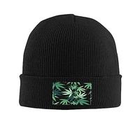 Berretto Invernale Weed Marijuana Cappello Invernale Traspirante Cappello Beanie Confortevole Berretto in Maglia per Ciclismo All'Aperto Arrampicata