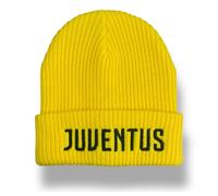 Berretto Juventus Ufficiale Giallo con Scritta - Cappello Acrilico - 2024008