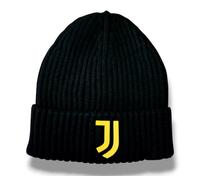 Berretto Juventus Ufficiale Nero con Logo - Cappello Acrilico - 2024005