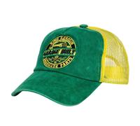 Berretto King Kerosin Garage Built verde e giallo Taglia unica