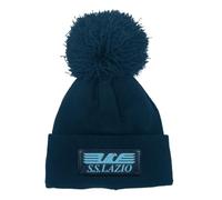 Berretto Lazio Ufficiale PON PON Cuffia Cappello Zuccotto Cappellino Invernale Enzo Castellano Ricamato Blu PONLA466