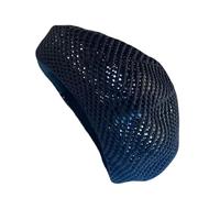 Berretto leggero da donna con motivo in pizzo francese, traspirante, misto policotone, accessorio elegante per tutti i giorni, cappello traspirante alla moda per strada, Nero , Taglia unica