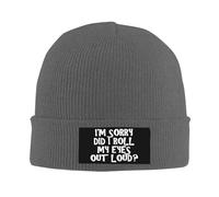 Berretto Maglia I'm Sorry Did I Roll My Eyes out Loud Traspirante Cappello Invernale Moda Skull cap per Uomo Adulto All'aperto