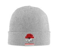 Berretto Maglia Indonesian Indonesia Flag Flower Traspirante Cappello Running Morbido Beanie Invernale Cappelli per Moto attività Donna