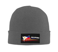 Berretto Maglia Vintage Philippines And Filipino Flag Traspirante Cappello Running Antivento Beanie Cappello per All'Aperto Sci Uomo