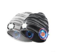 Berretto musicale da uomo, con luce a LED, connettività intelligente con chip importato da 5.3, goditi la musica e effettua chiamate telefoniche in modalità wireless per uomini, papà, marito,