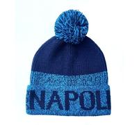 Berretto Napoli Ufficiale PON PON Cuffia Cappello Zuccotto Cappellino Invernale Enzo Castellano Ricamato PONNA594