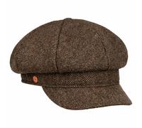 Berretto Newsboy Coco Tweed by Mayser marrone scuro M (57-58 cm)