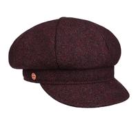 Berretto Newsboy Coco Tweed by Mayser rosso bordeaux M (57-58 cm)