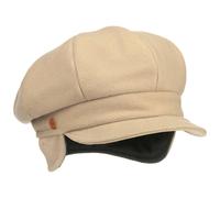 Berretto Newsboy con Paraorecchie Camilla beige chiaro S (54-55 cm)