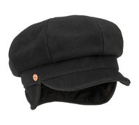 Berretto Newsboy con Paraorecchie Camilla nero S (54-55 cm)
